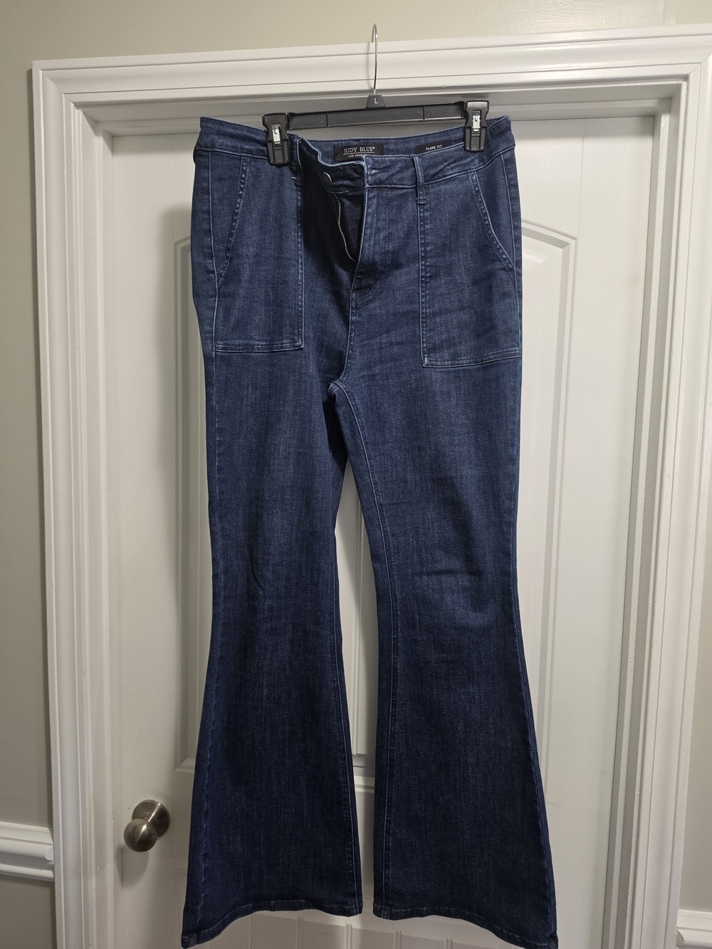 New Without Tags Judy Blue Dark Indigo Flare Jeans